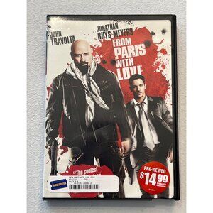 From Paris With Love 2010 DVD Action Movie John Travolta & Jonathan Pre-Owned
